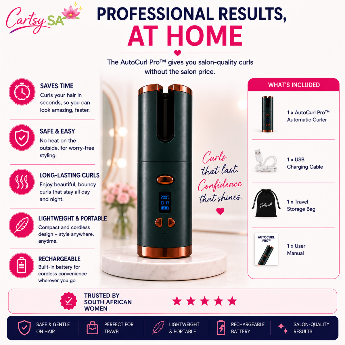 CartsySA™ AutoCurl Pro
