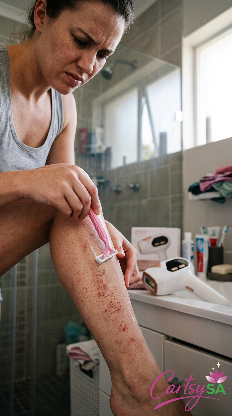 CartsySA™ IPL Laser Hair Removal Device ✨ – Smooth Skin Without Shaving or Waxing
