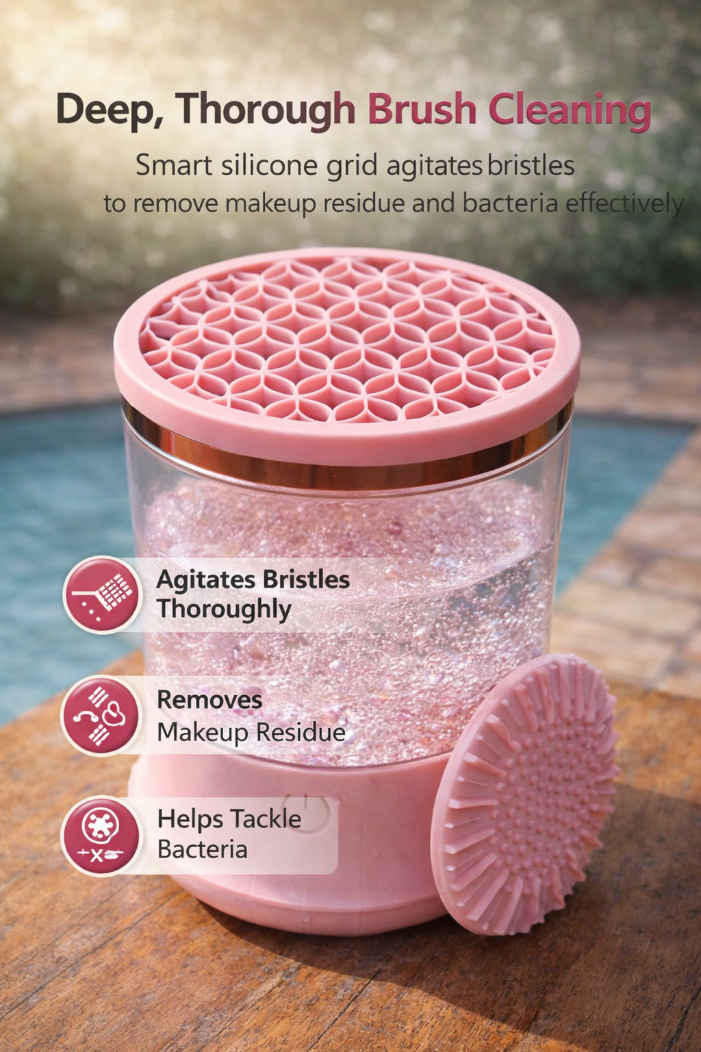 CleanGlow™ Electric Makeup Brush Cleaner & Dryer