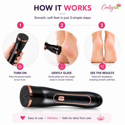 CartsySA™ Electric Foot Callus Remover