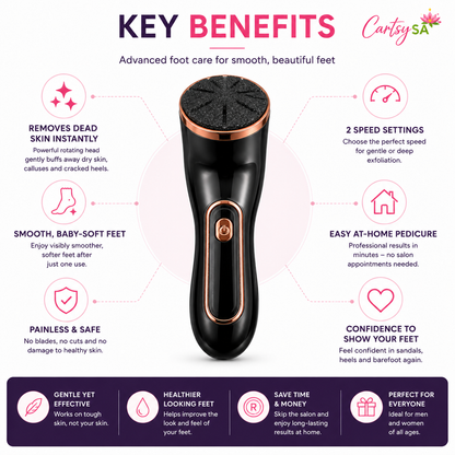 CartsySA™ Electric Foot Callus Remover