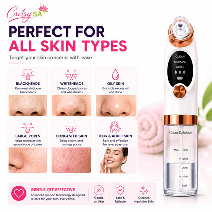 CartsySA™ Pore Vacuum Blackhead Remover