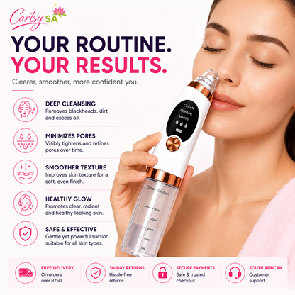 CartsySA™ Pore Vacuum Blackhead Remover