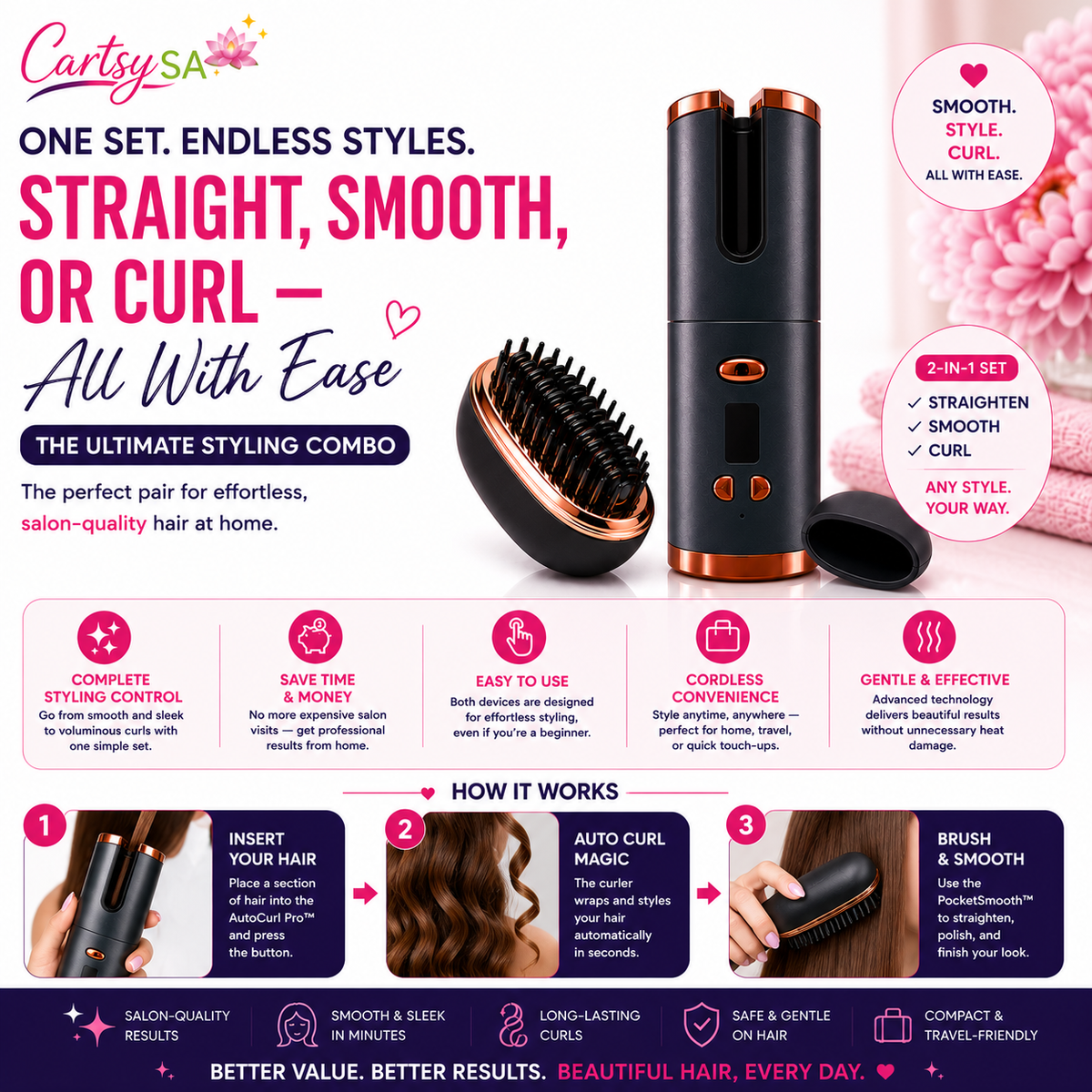 CartsySA™  The Ultimate Styling Combo