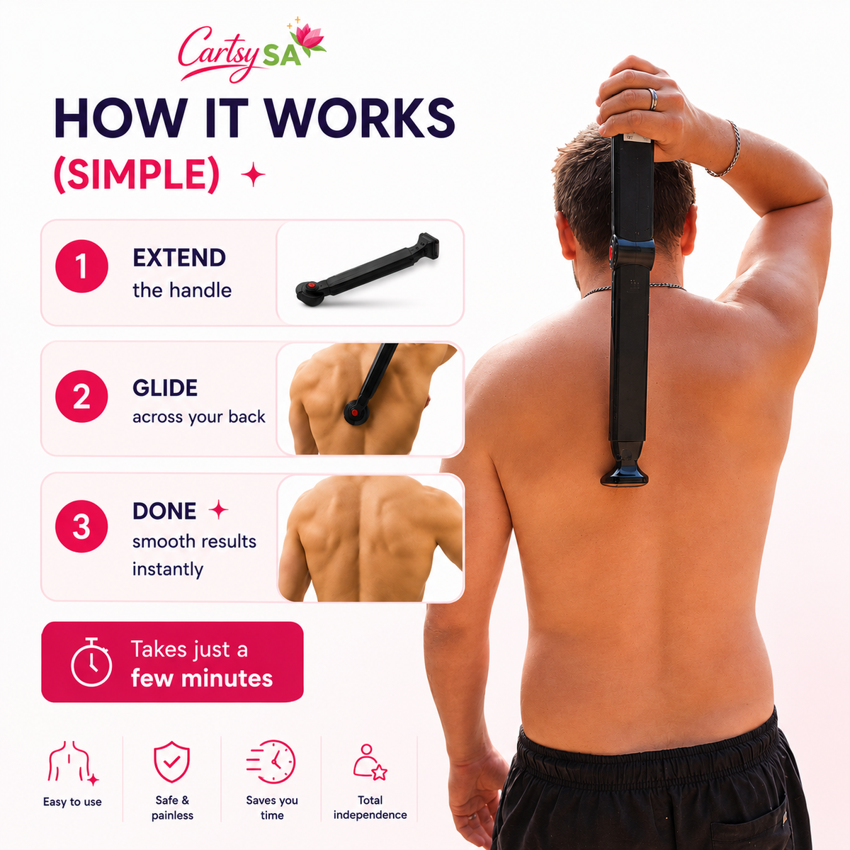 CartsySA™ Back Hair Shaver