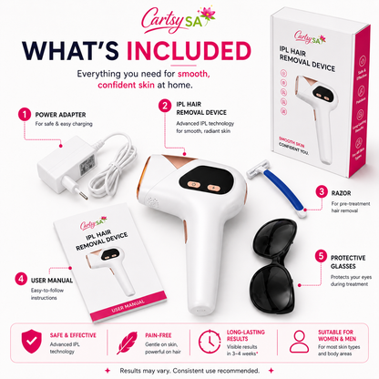 CartsySA™ IPL Hair Removal Device